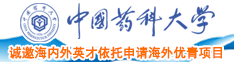 大鸡吧艹白虎中国药科大学诚邀海内外英才依托申请海外优青项目